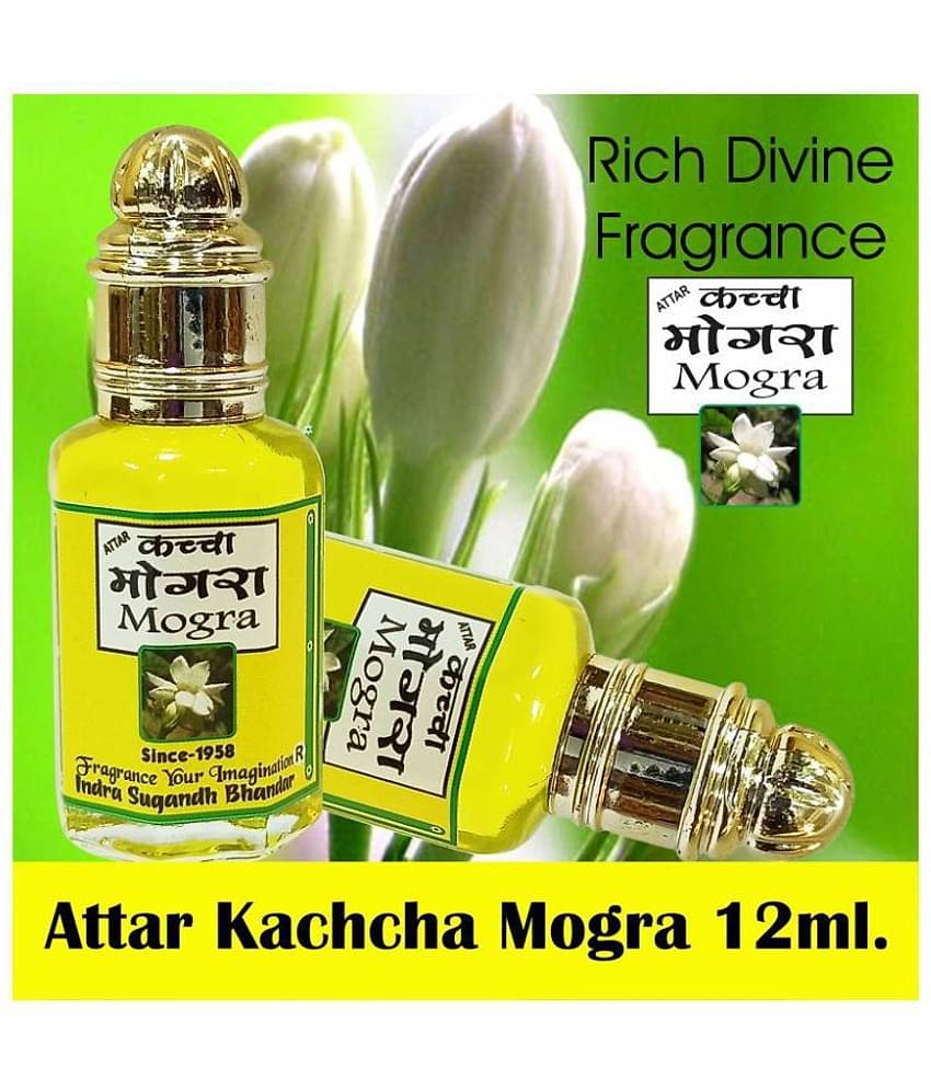 INDRA SUGANDH BHANDAR - Kaccha Mogra Attar For Men & Women 12ml Pack Of 1