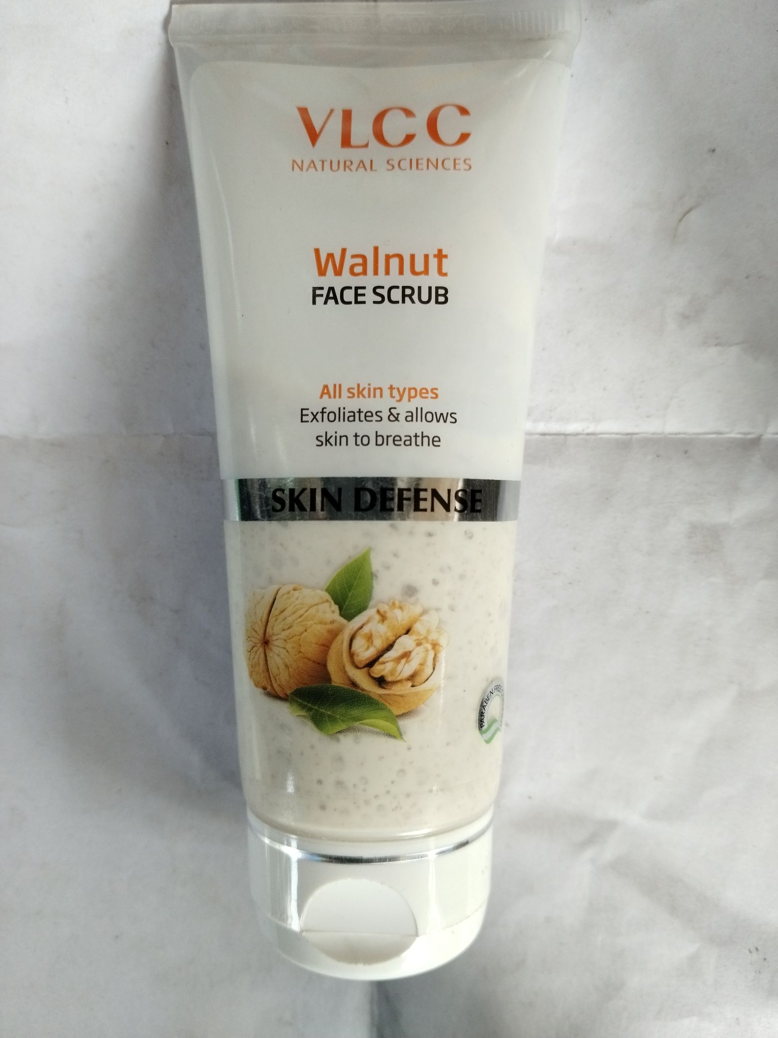 Vlcc Walnut Face scrub Skin defense all skin types