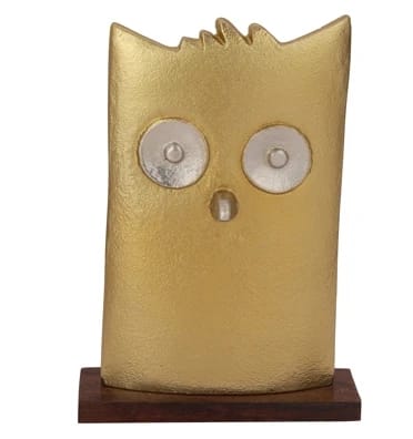 GoldenGlow Aluminum Table Art(15*5*22)