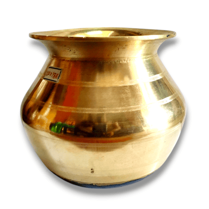 NAAYAGI - Traditional Bronze Rice Cooking Pot, Pongal Making Vessel, Religious Ritual Water Storage ContaineR