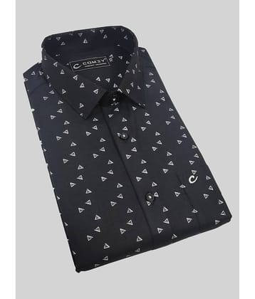 Comey - Black 100% Cotton Slim Fit Men's Casual Shirt ( Pack of 1 )