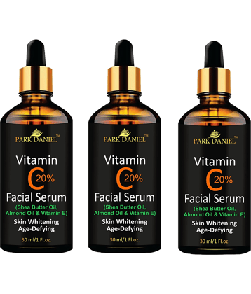 Park Daniel Vitamic C Facial Serum 20% Skin Toning Face Serum For Combination Skin For All Skin Type ( Pack of 3 ) of 30 ML