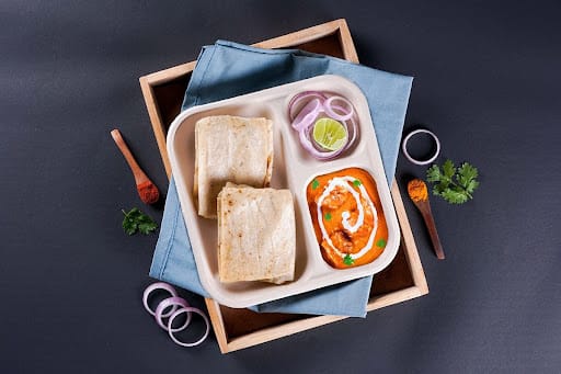Chicken Lababdar Rumali Roti Lunchbox