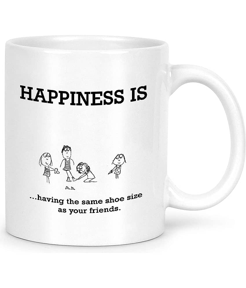 Idream Quote Printed Ceramic Coffee Mug 1 Pcs 330 mL