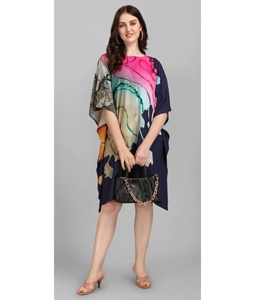 SILK SUTRA Women's Silk Kaftan ( Multicolor )