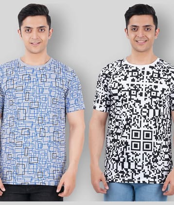 NOW OR NEVER Pack of 2 Cotton Blend Regular Fit Men's T-Shirt ( Green )