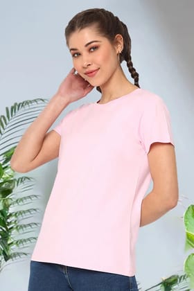 Classic Crew in Light Pink-S