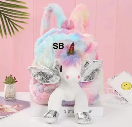 Unicorn Toy Fur Bag | Unicorn Bag | Bag pack