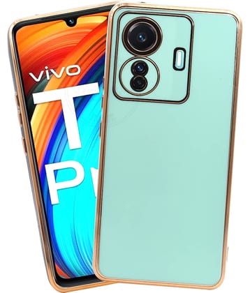VAKIBO Plain Cases Compatible For TPU Glossy Cases Vivo T1 Pro 5G ( )