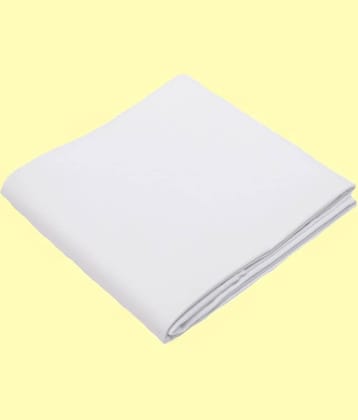 Makhanchor - White Cotton Men's Unstitched Shirt Piece ( Pack of 1 )