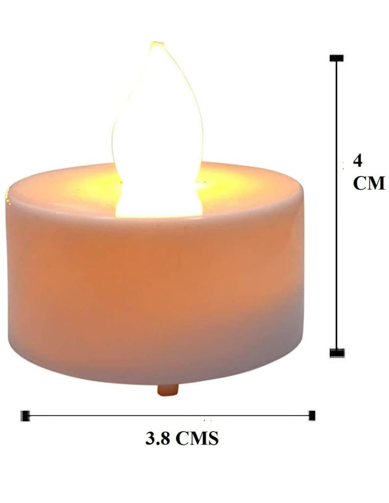 LED Tea Light Candles - Flameless & Flickering Effect