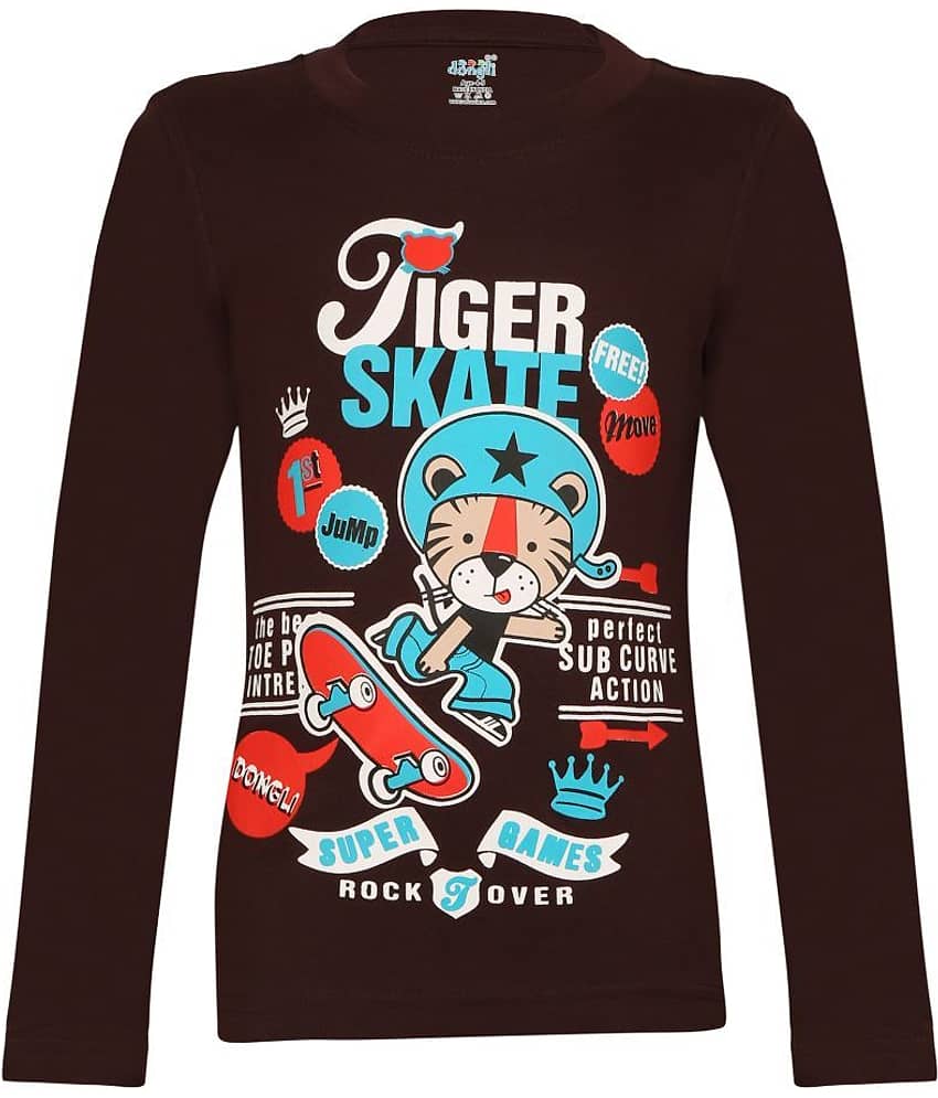 Dongli Pack of 3 Boys Cotton T-Shirt ( Multi Color )