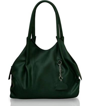 Fostelo Green Faux Leather Shoulder Bag