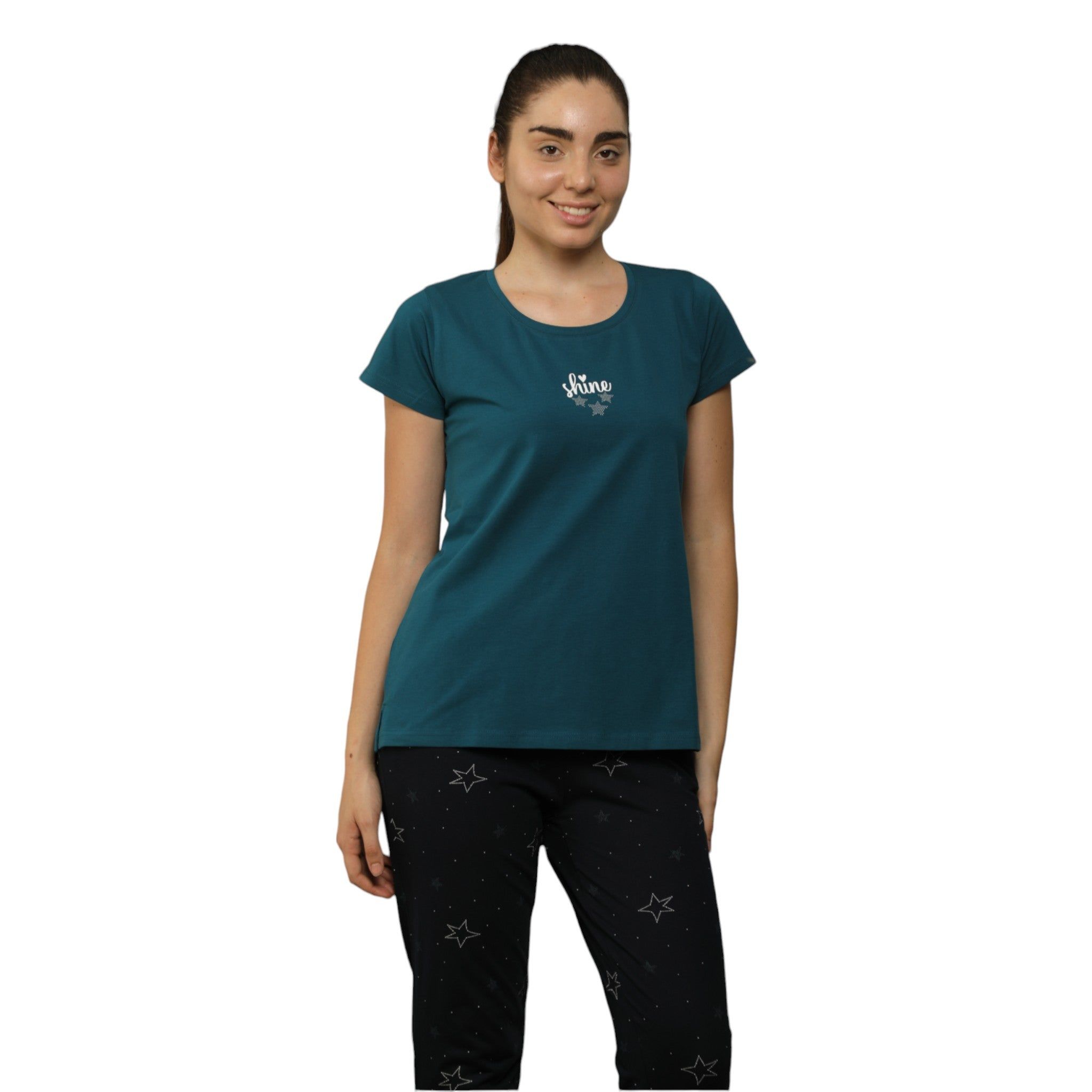 Vieviana Pj Set Nightwear|Ev14009-Blue / S