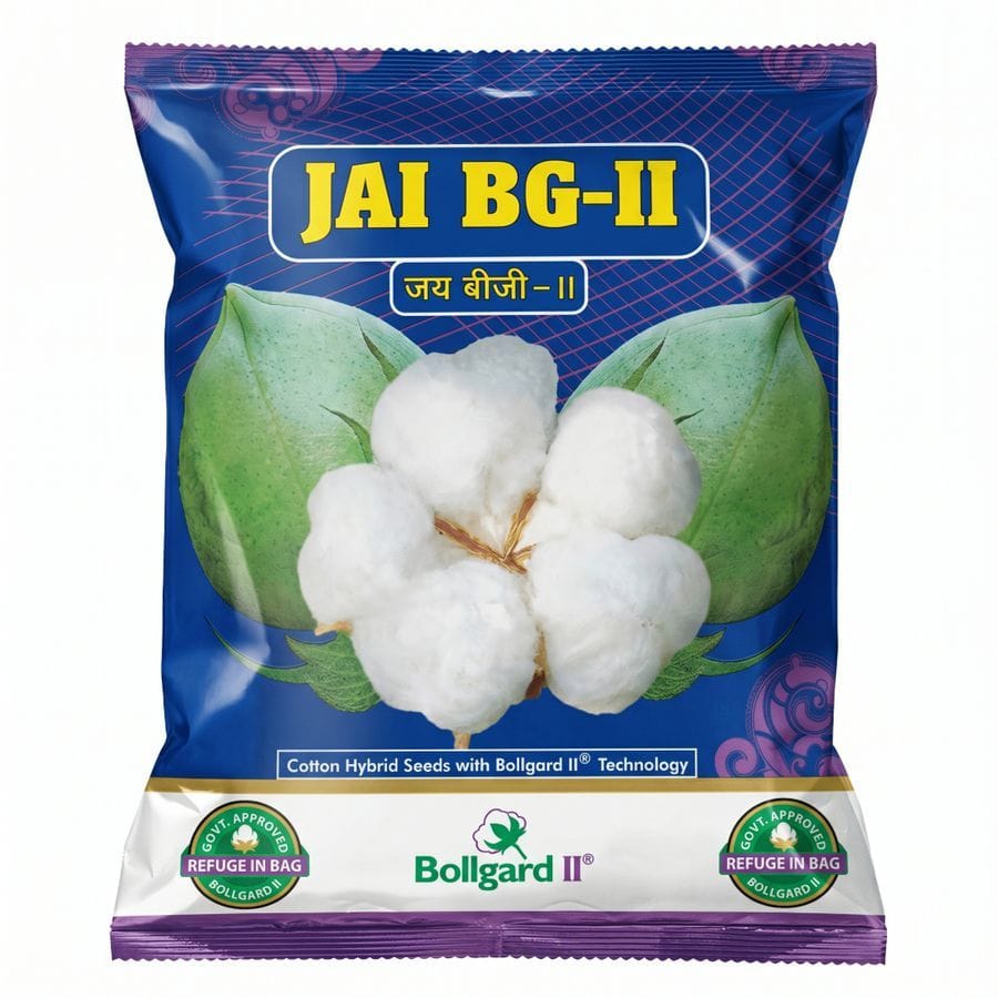 Ankur Seeds JAI BG-II Cotton Hybrid Seeds - 500 gm - 500 gm - One packet of cotton hybrid seeds