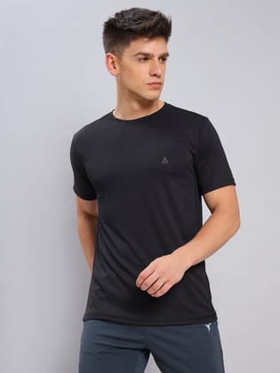 WILD MONSTER Men Striped Round Neck Pure Cotton T-Shirt XL