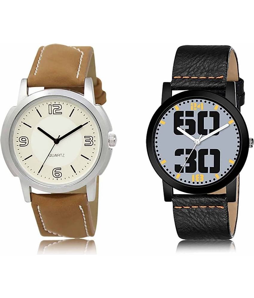 Lorem - Analog Watch Watches Combo For Men and Boys ( Pack of 2 )