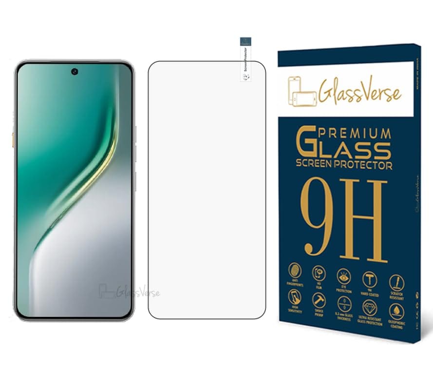 GlassVerse 9H Tempered Glass For Tecno Camon 40 Premier (PACK OF 1) with Free Installation Kit Full screen Coverage - 6.67 inch GlassVerse 9H Tempered Glass For Tecno Camon 40 Premier (PACK OF 1) with Free Installation Kit Full screen Coverage - 6.67 inc