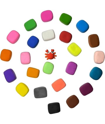 Freedy (Pack of 12) Air Dry Clay, Colorful Children Soft Clay, Creative Art Crafts, Gifts for Kids-Multi Color. Non-Toxic Modeling Magic Fluffy Foam Bouncing Clay Putty Kit for Kids with Tools