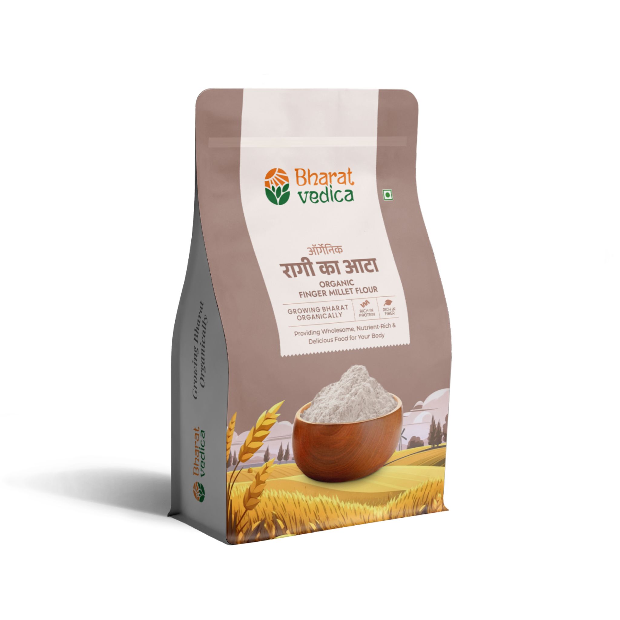 Bharat Vedica Organic Finger Millet Flour, 1 Kg