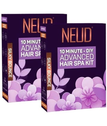 NEUD 4-Step DIY Advanced Hair Spa Kit for Salon-Like Silky Bounce at Home - 2 Packs (40 g Each)