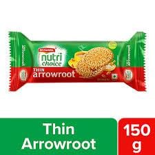 BRITANNIA NUTRI CHOICE THIN ARROWROOT BISCUIT 150G