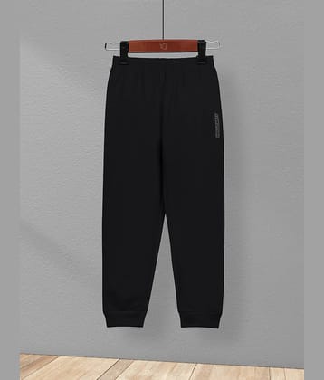 HELLCAT Pack of 1 Boys Cotton Blend Trackpant ( Black )