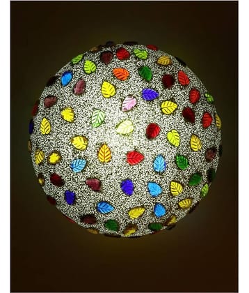 Somil Glass Decorative & Designer Ceiling Light Multi - Pack of 1