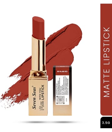 Seven Seas Long Lasting , Matte Finish , Longwear , Matte With You Lipstick (Miland Red 3.5g)
