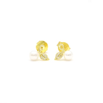 Bruna Studs | 925 Silver Earrings for Women-Silver