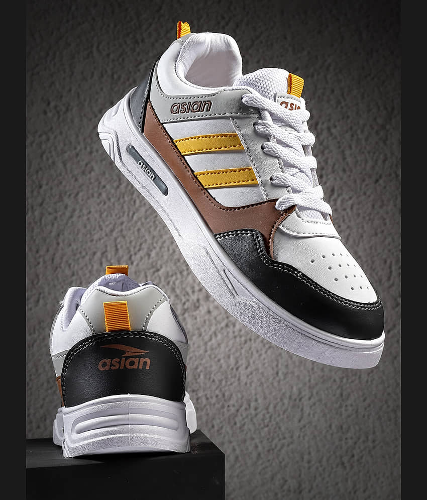 ASIAN BOSTON-02-BIG White Men's Sneakers