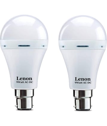 Lenon 9W White Emergency Light ( Pack of 2 )