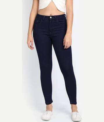 Kashian - Dark Blue Denim Skinny Fit Women's Jeans ( Pack of 1 )