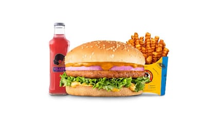 Amritsari Murgh Makhani Burger Value Combo
