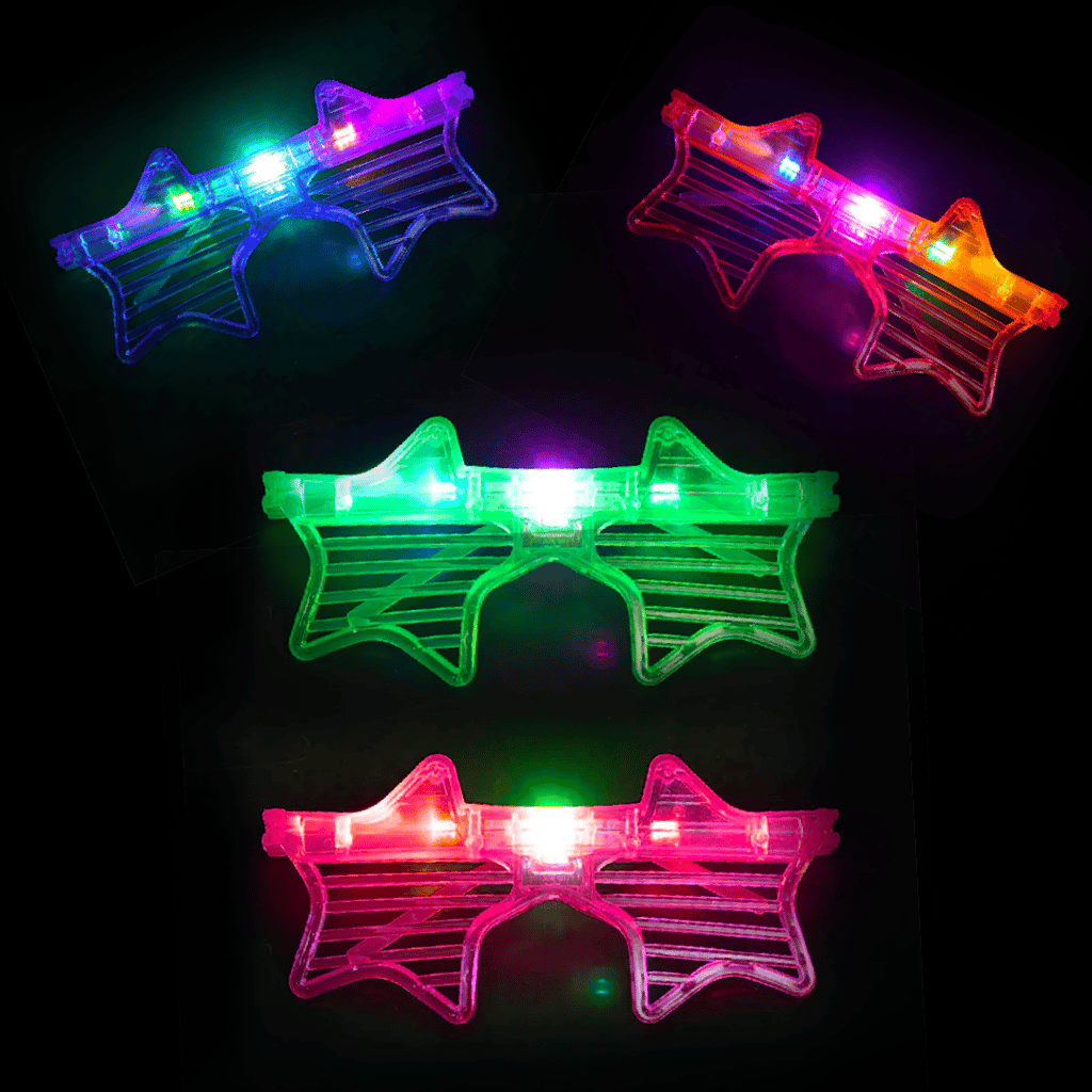 LED Shutter Shades Star - Sunglasses | Buy online on ZillyBuy