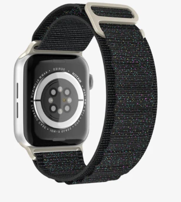 Galaxy - Signature Apple Watch Strap - Black Dots 45 MM