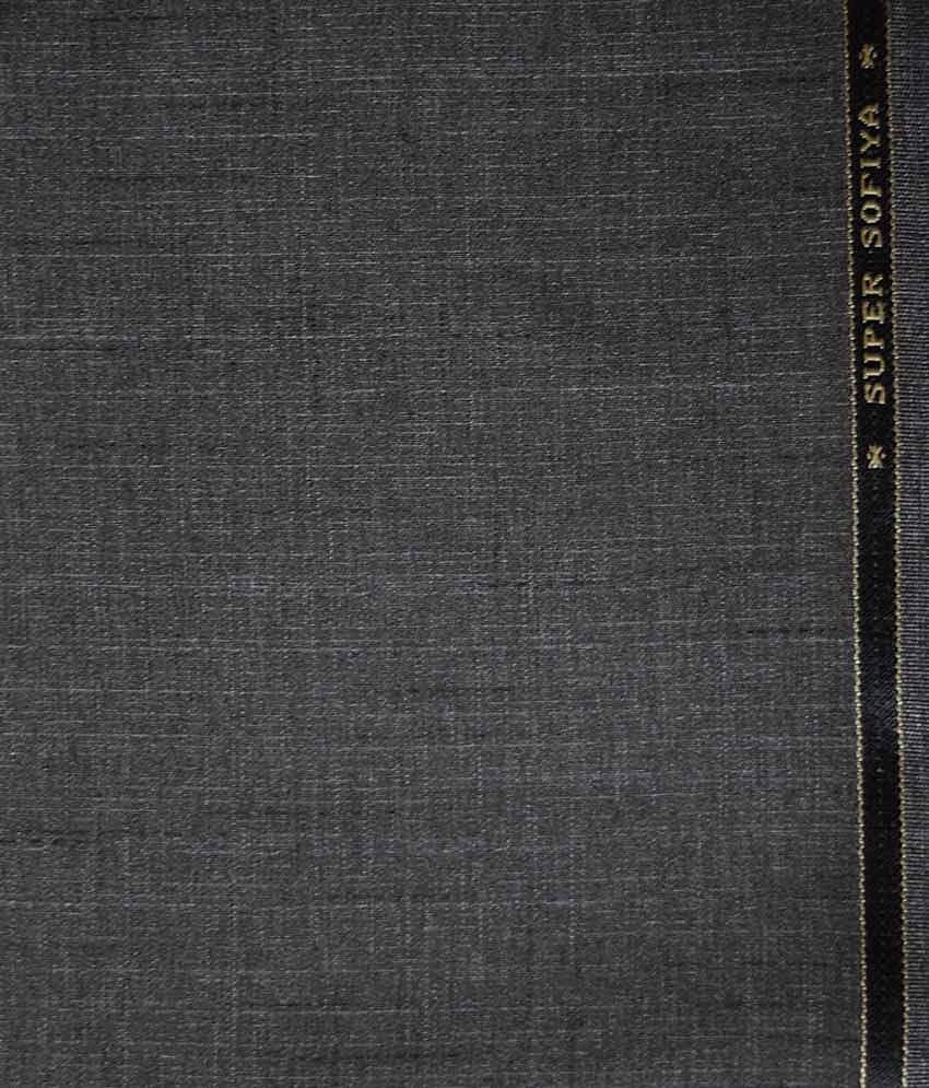 Gwalior Gray Cotton Blend Unstitched Pant Piece