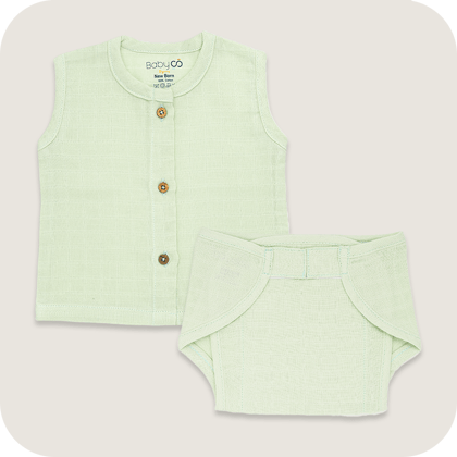 Green Jabla Nappy Combo-New Born
