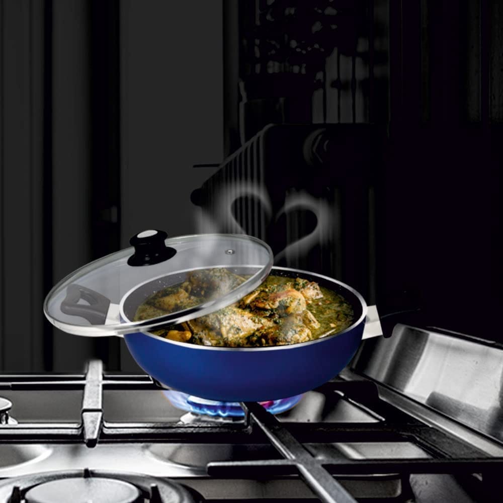 Stylish Home - - and - - Decor BALTRA  Induction Base  Non Stick Kadhai 24 CM 2025 at ShopCircui