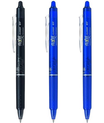 Pilot Frixion Clicker Ball Pen Blue 2, Black 1