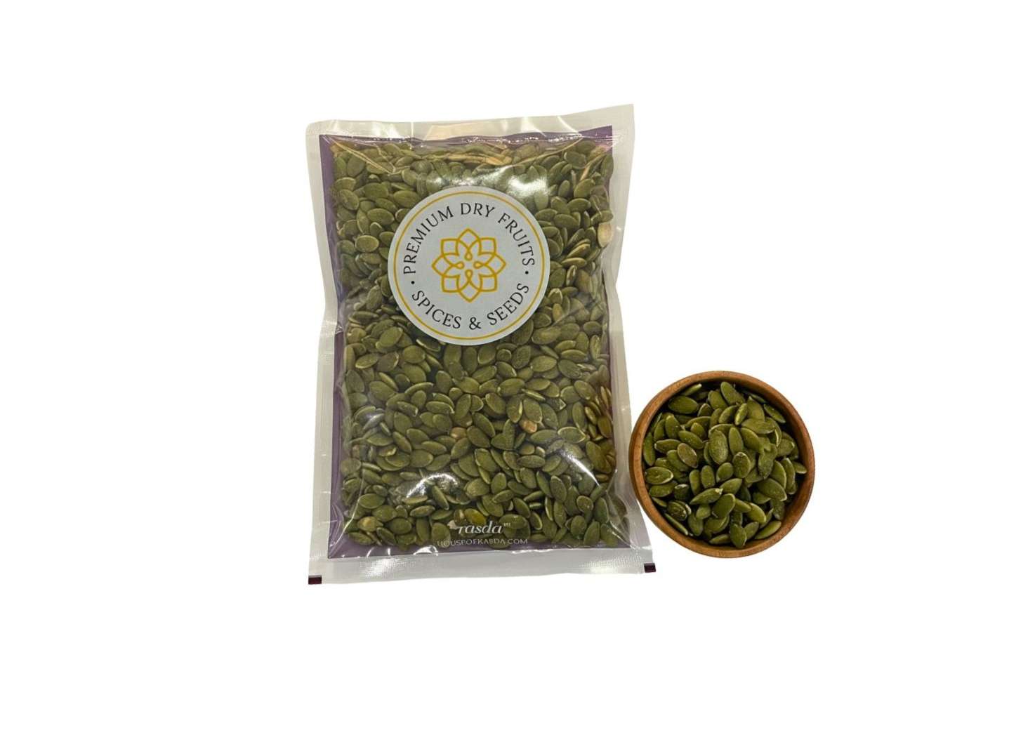 Rasda Pumpkin Seeds (Kaddu ke Beej)  Roasted & Salted  - 100 Gram