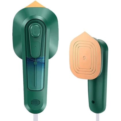 Drumstone ???????? ???????????????????? ???????????????????????????????? Mini Iron Portable Travel Iron Support Dry Wet Ironing for Clothes Handheld Household Steam Iron Folding Ironing Machine for All Kinds of Clothes for Family Green / Free size