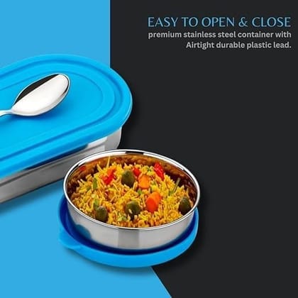 Oval Lunch Box Sleek and Stylish Meal Container with a Unique Oval Design, Perfect for Packing Balanced Meals, Ideal for Work or School, BPA-Free and Easy to Clean