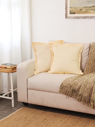 Ginger - Set Of 2 Cushion Covers (Beige)
