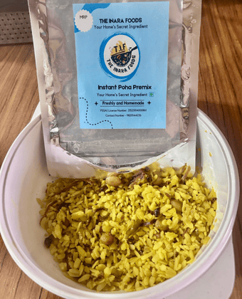 The Inara Foods Instant Poha Premix (100g) | Freshly & Homemade | Quick Breakfast The Inara Foods Instant Poha Premix (100g) | Freshly & Homemade | Quick Breakfast