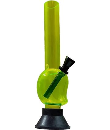 PUFF SMART Acrylic Bong 8 Inch (Waterpipe) Color - Yellow