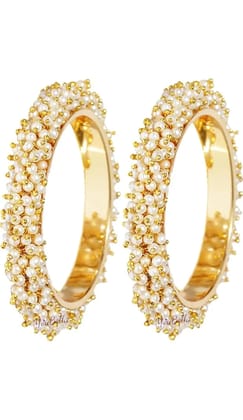 Stylish Gold Plated Bangles Set