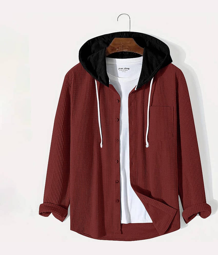 Eyebogler Cotton Blend Regular Fit Solids Full Sleeves Men's Casual Shirt - Aqua Blue ( Pack of 1 )