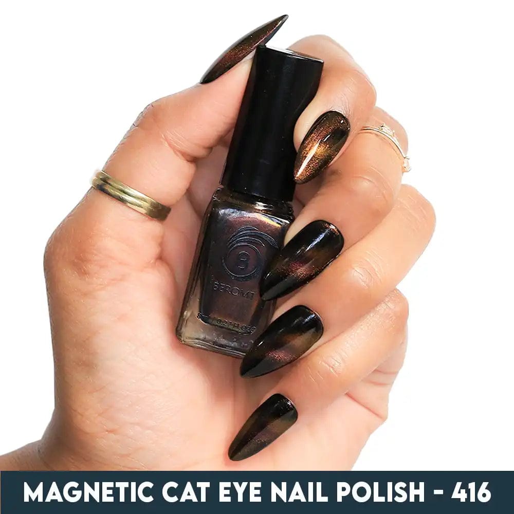 3D MAGNETIC CAT EYE NAIL POLISH-Gold to Green
