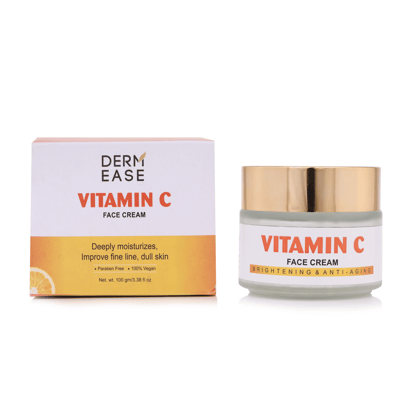 Dermease Vitamin C Glow Face Cream for Bright & Smooth Skin